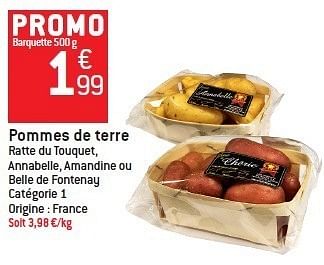Promotions Pommes de terre - Produit Maison - Match Food & More - Valide de 08/02/2012 à 14/02/2012 chez Match Food & More