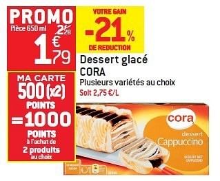 Promoties Dessert glacé cora - Cora - Geldig van 08/02/2012 tot 14/02/2012 bij Match Food & More