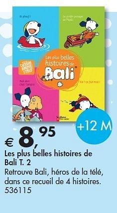 Promotions Les plus belles histoires de bali t. 2 - Produit maison - Dreamland - Valide de 09/02/2012 à 25/02/2012 chez Dreamland