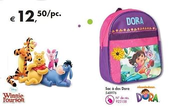 Promotions Sac à dos dora - Dora Explorer - Valide de 09/02/2012 à 25/02/2012 chez Dreamland