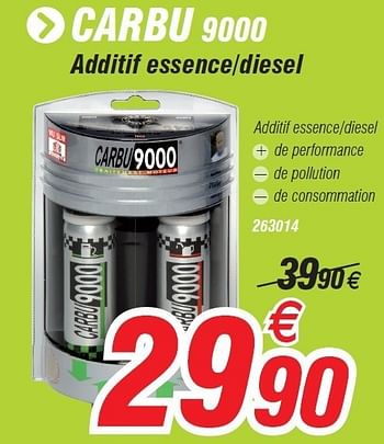 Promotions Additif essence-diesel - Carbu 9000 - Valide de 09/02/2012 à 07/03/2012 chez Auto 5