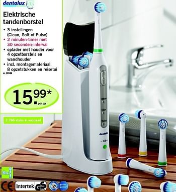 Dentalux Elektrische tandenborstel - bij