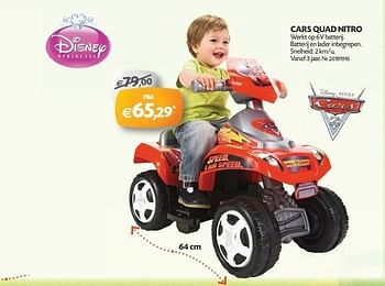 Promoties Cars quad nitro - Disney - Geldig van 14/02/2012 tot 05/03/2012 bij Fun
