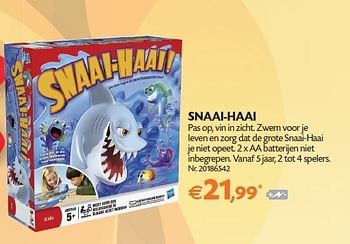 Promoties Snaai-haai - Hasbro - Geldig van 14/02/2012 tot 05/03/2012 bij Fun