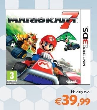 Promotions Mariokart 7 - Nintendo - Valide de 14/02/2012 à 05/03/2012 chez Fun