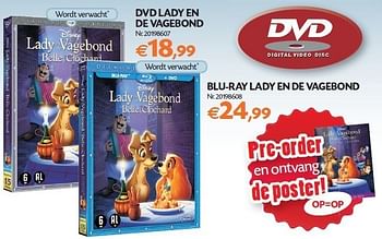 Promoties Blu-ray lady en de vagebond - Huismerk - Fun - Geldig van 14/02/2012 tot 05/03/2012 bij Fun