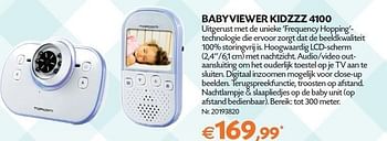 Promoties Babyviewer kidzzz 4100 - Topcom - Geldig van 14/02/2012 tot 05/03/2012 bij Fun