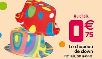 Promoties Le chapeau de clown - Huismerk - Gifi - Geldig van 14/02/2012 tot 22/02/2012 bij Gifi