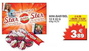 Promotions Mini-babybel - Babybel - Valide de 14/02/2012 à 26/02/2012 chez Champion