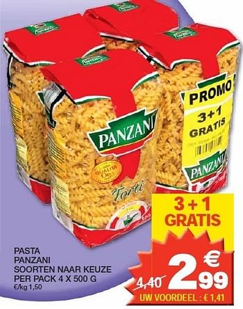 Promotions Pasta panzani - Panzani - Valide de 14/02/2012 à 26/02/2012 chez Champion