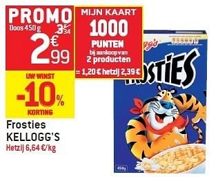 Promoties Frosties kellogg`s - Kellogg's - Geldig van 15/02/2012 tot 21/02/2012 bij Match Food & More