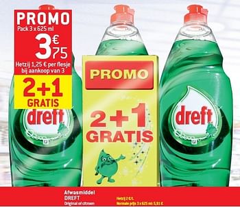 Promoties Afwasmiddel dreft - Dreft - Geldig van 15/02/2012 tot 21/02/2012 bij Match Food & More
