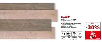 Promotions Kliklaminaat hdf - ELESGO - Valide de 15/02/2012 à 27/02/2012 chez Gamma
