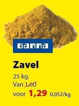 Promoties Zavel - Huismerk - Gamma - Geldig van 15/02/2012 tot 27/02/2012 bij Gamma