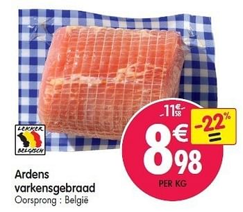 Promoties Ardens varkensgebraad - Huismerk - Match - Geldig van 15/02/2012 tot 21/02/2012 bij Match