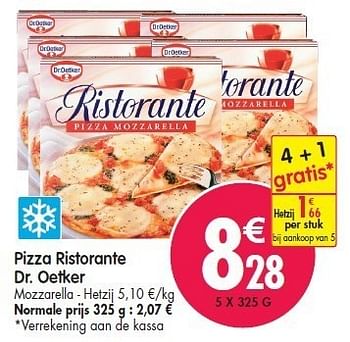 Promoties Pizza ristorante dr. oetker - Dr. Oetker - Geldig van 15/02/2012 tot 21/02/2012 bij Match
