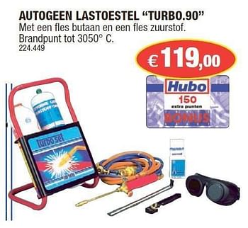 Promoties Autogeen lastoestel turbo.90 - Huismerk - Hubo  - Geldig van 15/02/2012 tot 26/02/2012 bij Hubo