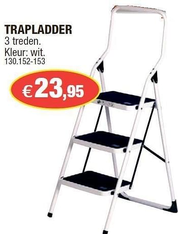 Promoties Trapladder - Huismerk - Hubo  - Geldig van 15/02/2012 tot 26/02/2012 bij Hubo