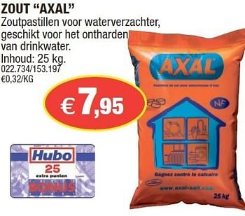 Promoties Zout axal - Axal - Geldig van 15/02/2012 tot 26/02/2012 bij Hubo