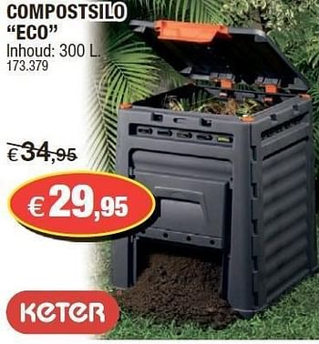 Promoties Compostsilo eco - Keter - Geldig van 15/02/2012 tot 26/02/2012 bij Hubo