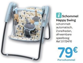 Promoties Schommel happy swing - Huismerk - Carrefour  - Geldig van 15/02/2012 tot 27/02/2012 bij Carrefour