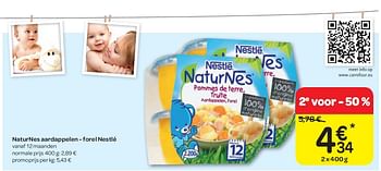Promoties Naturnes aardappelen - forel nestlé - Nestlé - Geldig van 15/02/2012 tot 27/02/2012 bij Carrefour