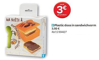 Promoties Plastic doos in sandwichvorm - Huismerk - Carrefour  - Geldig van 15/02/2012 tot 27/02/2012 bij Carrefour