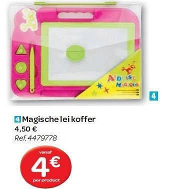 Promoties Magische lei koffer - Huismerk - Carrefour  - Geldig van 15/02/2012 tot 27/02/2012 bij Carrefour