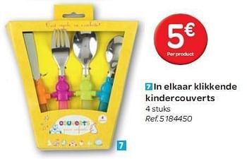 Promoties In elkaar klikkende kindercouverts - Huismerk - Carrefour  - Geldig van 15/02/2012 tot 27/02/2012 bij Carrefour