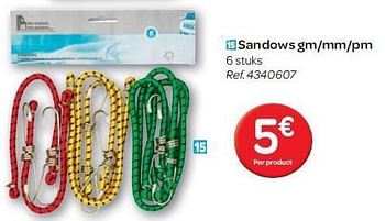 Promoties Sandows gm-mm-pm - Huismerk - Carrefour  - Geldig van 15/02/2012 tot 27/02/2012 bij Carrefour