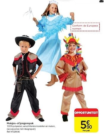 Promoties Meisjes- of jongenspak - Huismerk - Carrefour  - Geldig van 15/02/2012 tot 27/02/2012 bij Carrefour