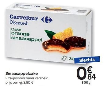 Promoties Sinaasappelcake - Carrefour - Geldig van 15/02/2012 tot 27/02/2012 bij Carrefour
