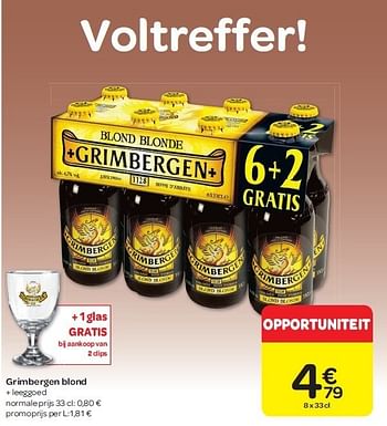 Promoties Grimbergen blond - Grimbergen - Geldig van 15/02/2012 tot 27/02/2012 bij Carrefour