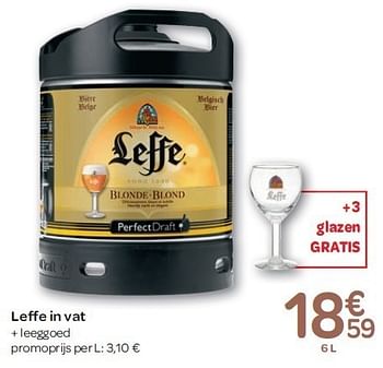 Promotions Leffe in vat - Leffe - Valide de 15/02/2012 à 27/02/2012 chez Carrefour