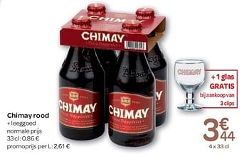 Promoties Chimay rood - Chimay - Geldig van 15/02/2012 tot 27/02/2012 bij Carrefour