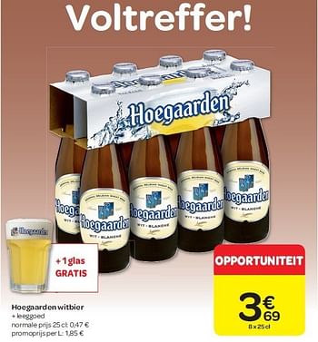 Promoties Hoegaarden witbier - Hoegaarden - Geldig van 15/02/2012 tot 27/02/2012 bij Carrefour