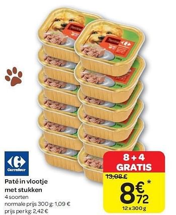 Promoties Paté in vlootje met stukken - Carrefour - Geldig van 15/02/2012 tot 27/02/2012 bij Carrefour
