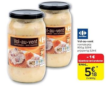 Promoties Vol-au-vent - Carrefour - Geldig van 15/02/2012 tot 27/02/2012 bij Carrefour