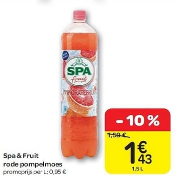 Promoties Spa & fruit rode pompelmoes - Spa - Geldig van 15/02/2012 tot 27/02/2012 bij Carrefour