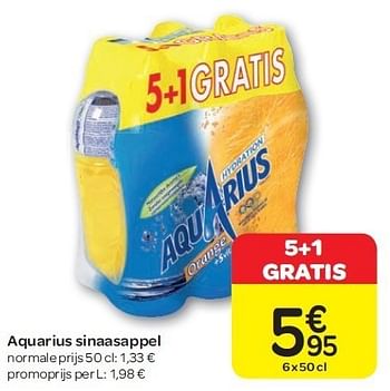 Promoties Aquarius sinaasappel - Aquarius - Geldig van 15/02/2012 tot 27/02/2012 bij Carrefour