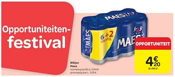 Promoties Blikjes maes - Maes - Geldig van 15/02/2012 tot 27/02/2012 bij Carrefour