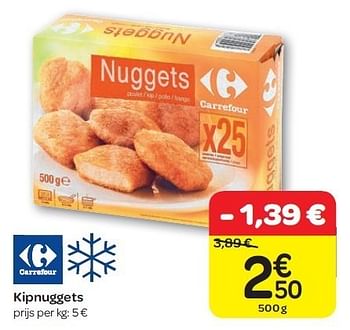 Promoties Kipnuggets - Carrefour - Geldig van 15/02/2012 tot 27/02/2012 bij Carrefour