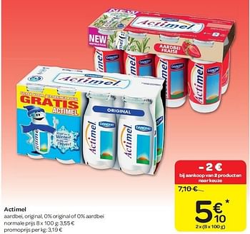 Promoties Actimel - Danone - Geldig van 15/02/2012 tot 27/02/2012 bij Carrefour