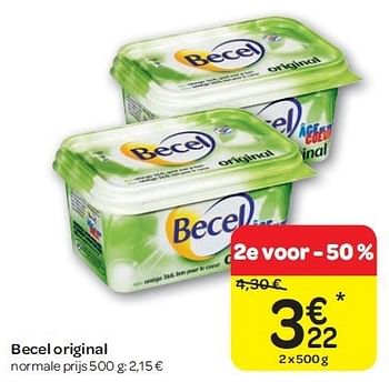 Promoties Becel original - Becel - Geldig van 15/02/2012 tot 27/02/2012 bij Carrefour