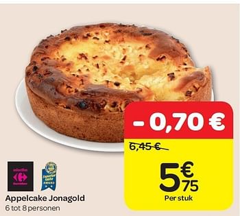 Promoties Appelcake jonagold - Carrefour - Geldig van 15/02/2012 tot 20/02/2012 bij Carrefour