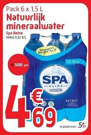 Promoties Natuurlijk mineraalwater - Spa - Geldig van 15/02/2012 tot 28/02/2012 bij Smatch