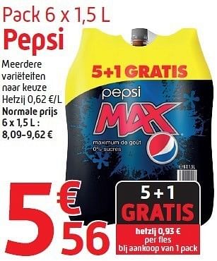 Promoties Pepsi max - Pepsi - Geldig van 15/02/2012 tot 28/02/2012 bij Smatch