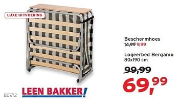 Promotions Logeerbed bergamo - Produit maison - Leen Bakker - Valide de 15/02/2012 à 28/02/2012 chez Leen Bakker
