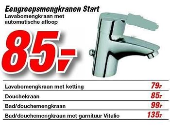 Promoties Eengreepsmengkranen start - Grohe - Geldig van 15/02/2012 tot 28/02/2012 bij Makro