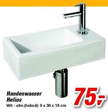 Promoties Handenwasser helios - Huismerk - Makro - Geldig van 15/02/2012 tot 28/02/2012 bij Makro